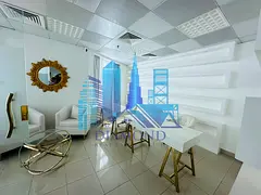 Fully Furnish Office For Rent in Horizon Tower Ajman downtown 820sqfit