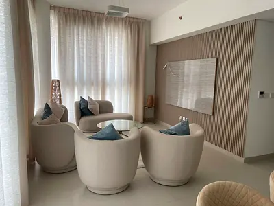 Fully Furnished 2 Bedroom Apartment with Direct Sea View for Annual Rent in Al Hamriyah – Ajman A f