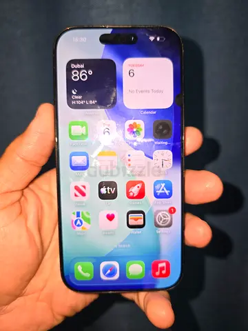 Iphone 16 pro 256Gb Waterpack Dual esim Just Dot  All clean Face iD working battery 85