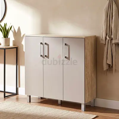 New Movo Patara 18-Pair Shoe Cabinet with 3 Doors