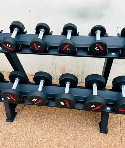 Premium Dumbbell Set With Rack