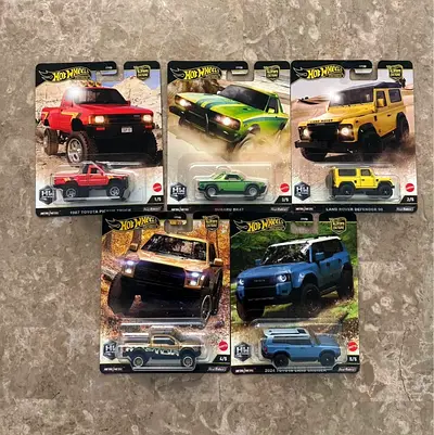 Hot Wheels Car Culture Off Road Set (Complete 5/5 Set)