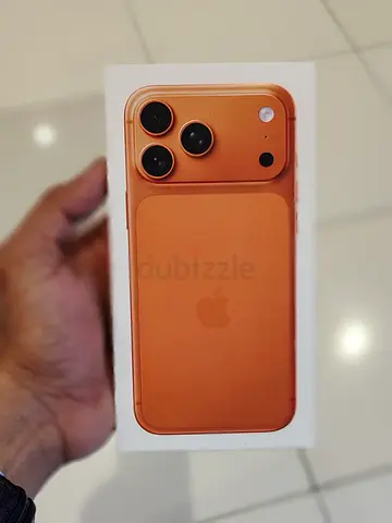 iPhone 17 pro max (Sealed) - Brand New in Box,Cosmic orange colour TDRA Version