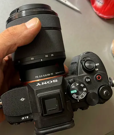 Sony a7iv with 70–200mm 2.8 mark 2