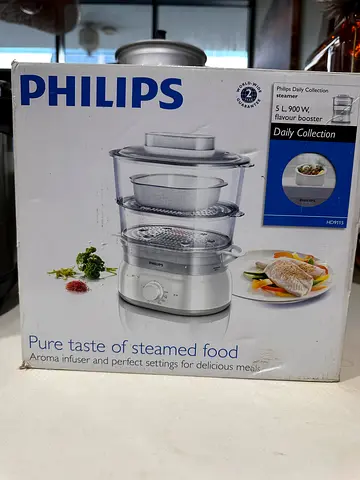 Philips Food Steamer – Used Once – Excellent Condition