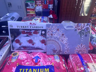 Turkey Fashion floral bedding set - double/queen comforter with pillowcases