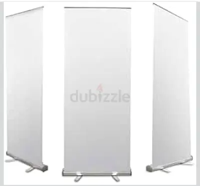 2 Roll up banner stand