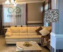 .Furnished apartment (rooms and living room) in Al-Rashidiyah 1, including parking; spacious layout.