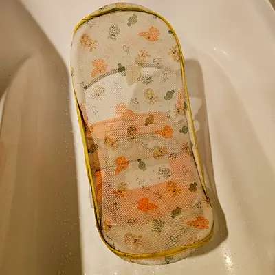 Baby Mesh Bath Support Sling - Soft Infant Bath Seat