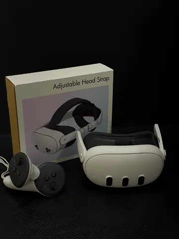 META QUEST 3 VR 512GB VERSION  With upgraded brand new adjustable head strap card accepted