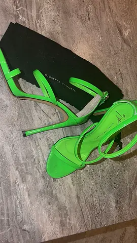 Green Giuseppe Zanotti high heel sandals - size available