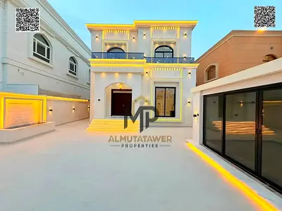 فيلا فاخرة سكني تجاري للبيع في المويهات 1 – عجمان | مجلس خارجي فاخر | مواقف سيارات داخل الفيلا وخارجها | موقع استراتيجي في أرقى مناطق عجمان | فرصة