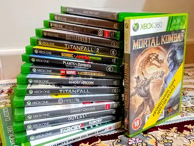 Xbox Game CDs Bundle Assassin's Creed FIFA Lego Marvel Sonic