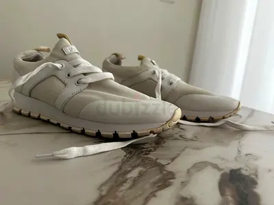 Prada White women's sneakers, lightly used, size not specified