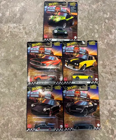 Hot Wheels Boulevard Premium Complete Set (5 Cars)