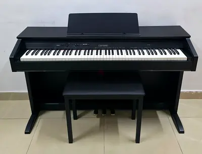 The Casio Celviano AP-250BK is a discontinued entry-level home digital piano in Casio’s Celviano