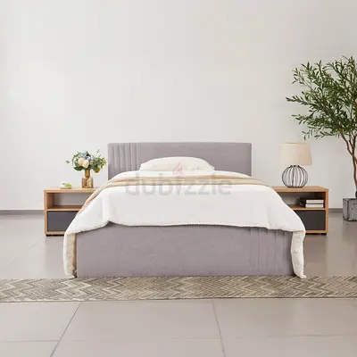 New Frankfurt NXT Upholstered Hydraulic Storage Queen Bed - 140x200 cm