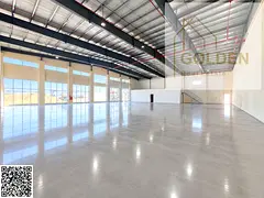 500 KVA Electricity , 6-Warehouse Complex + Showroom , 40,000 Sq Ft Plot