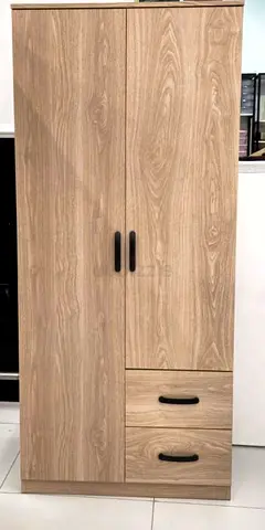 Two-door wardrobe with drawers at low price