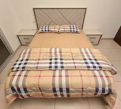 Queen Size Bed + Mattress - Home Centre