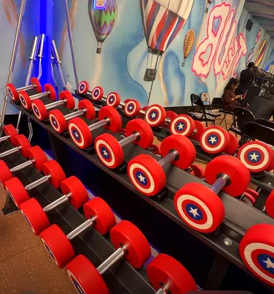 Premium Dumbbell (Captain American) 2.5kg to 25kg