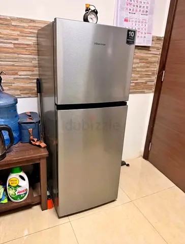 Hisense 328L Top Mount Double Door Refrigerator with Total No Frost & Inverter Compressor (Silver/St