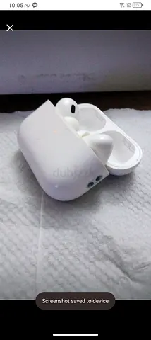 Used True Wireless Earbuds with Charging Case - White