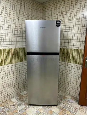 Hisense 328L Top Mount Double Door Refrigerator with Total No Frost & Inverter Compressor (Silver/St