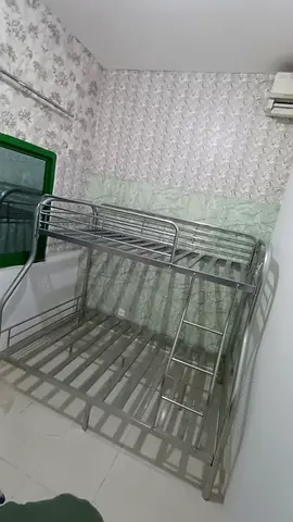 Sturdy Metal family Bunk Bed with Ladder - Good Condition
