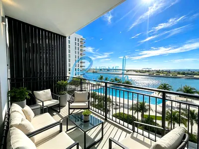 Pool & Sea Views | Spacious 2 BR | High Floor