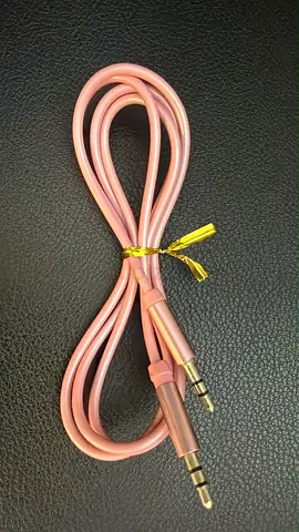 Pink 3.5mm Aux Audio Cable - 1m (Good Condition)