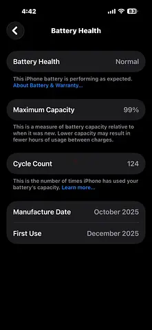 iPhone 17 Pro Max with 99% Battery Health — Ready to Use