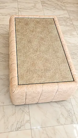 Luxury Beige Coffee Table Set – 3 Pieces (1 Large + 2 Small)