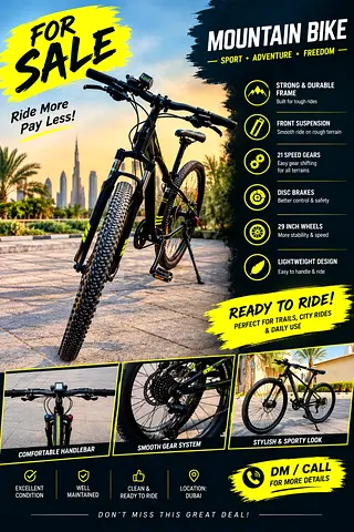 Mountain cycle Bike for Sale – Dubai Excellent condition • Ready to ride