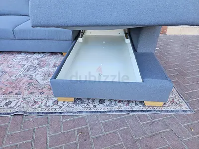 Ikea Sorvallen L shape sofa under storage
