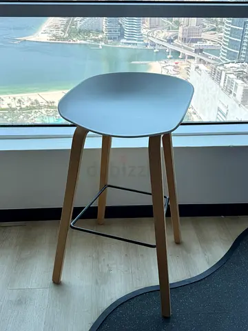 Bar Stool White - Good Condition