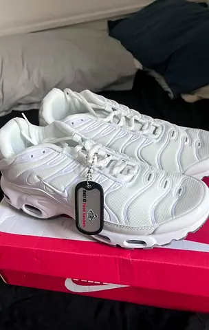 White Nike Air Max TNs Brand new