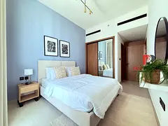 Furnished 1BR Apartment | Binghatti Amber | Balcony & Skyline View