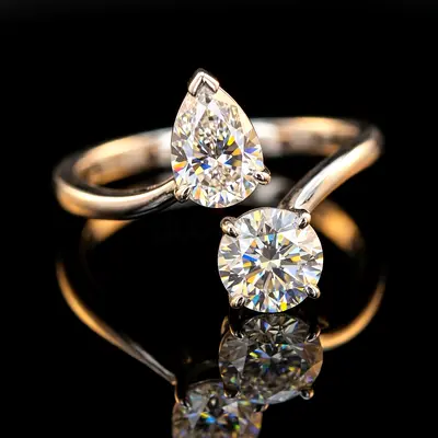 IGI Certified 1.34 CT Diamond Ring in 18K White Gold (Gross Weight 2.37g)