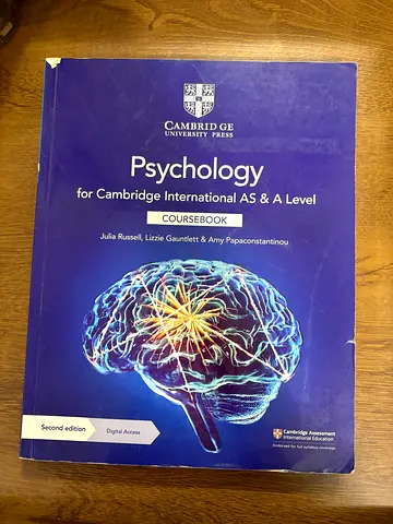 Psychology for Cambridge International AS & A Level (Coursebook) - Second Edition