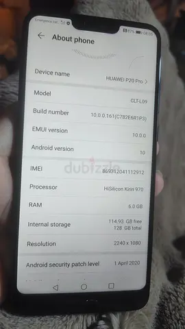 Huawei p20 pro