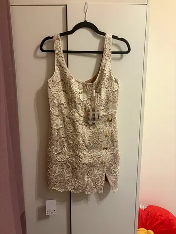 Self Portrait Cream lace women's sleeveless dress/top - new with tags
