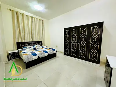 A one-bedroom apartment is available for monthly rent in Al Rawda 2, Ajman, located on Tunis Street, behind Al Rawda Bridge and close to Al Abayat Sig