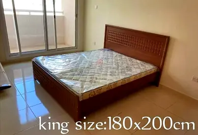 Brand new King size wooden bed frame with Mattress available