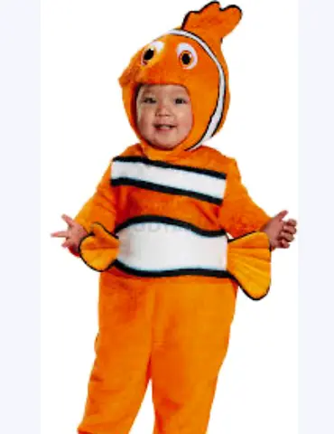 DISNEY NEMO Baby clownfish costume - cute plush outfit, size for infant