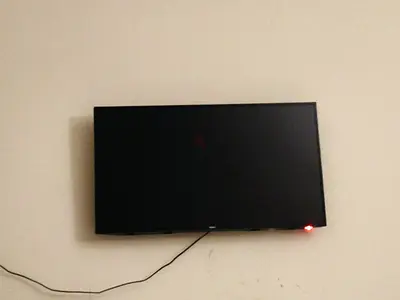 43-inch LED TV, wall-mounted, working condition
