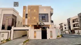 A corner villa featuring a luxurious Saudi-style design and a prime location directly facing a mosqu