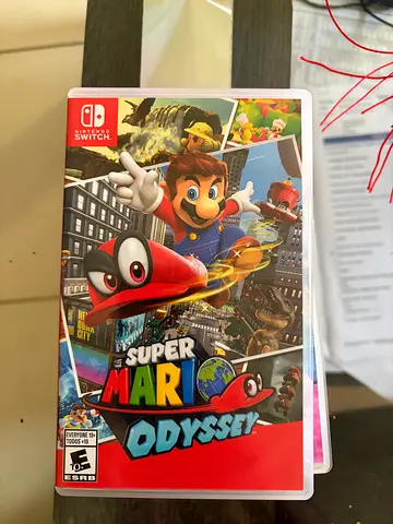 Super Mario Odyssey (Nintendo Switch) - Cartridge with Case