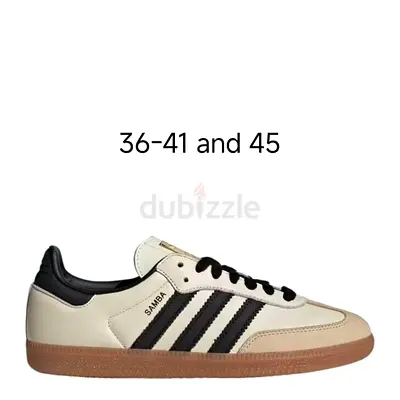Adidas Samba classic sneakers, sizes 36-41 & 45