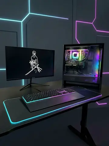 Premium gaming PC and for workloads with windows 11 pro with 100hz monitor and razor keyboard